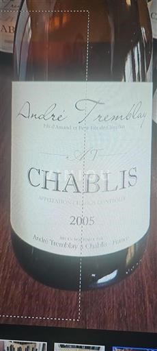 Borgogna Chablis André Tremblay 2005