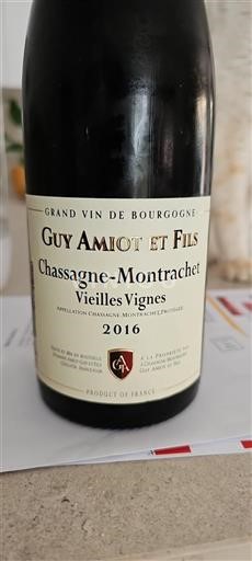 Borgogna Chassagne-Montrachet Guy Amiot et Fils Vieilles Vignes 2016