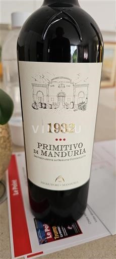 Pouilles Primitivo di Manduria Produttori di Manduria 1932 2022