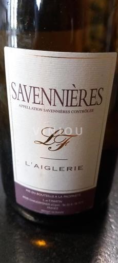 Loiren laakso Savennières L et F Martin L'Aiglerie Ei vuosikertaa