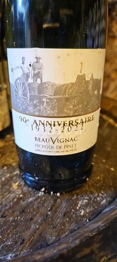 Linguadoca Picpoul-de-pinet Beauvignac 90e Anniversaire 1932-2022 2022