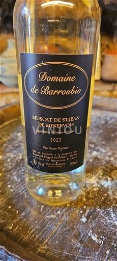 Linguadoca Muscat di Saint-Jean-de-Minervois Domaine Barroubio 2022