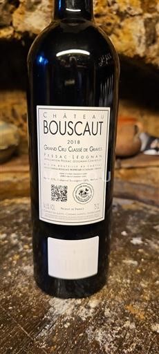 Bordeaux Pessac-Léognan Grand Cru Château Bouscaut 2018