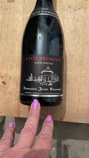 Bourgogne Marsannay Domaine Jean Fournier P'tite Grumotte 2019