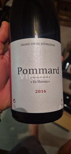 Bourgogne Pommard En Mareau 2016