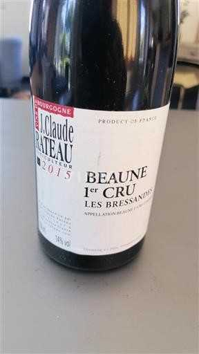 Bourgogne Ikke specificeret Premier Cru J. Claude Rateau Les Bressandes 2015
