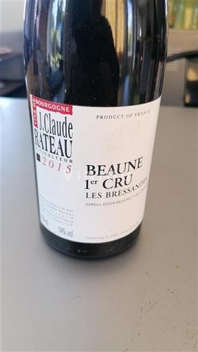 Bourgogne Ikke specificeret Premier Cru Jean-Claude Rateau Les Bressandes 2015