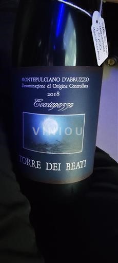 Abruzzes Montepulciano d'Abruzzo Torre dei Beati Cocciapazza 2018