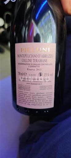 Abruzzerne Montepulciano d'Abruzzo Colline Teramane Illuminati Pieluni 2013