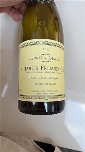 Burgundsko Chablis Premier Cru Union des Viticulteurs de Chablis Esprit de Chablis 2021