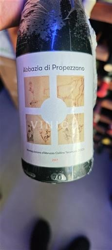 Abruzzerne Montepulciano d'Abruzzo Colline Teramane Abbazia di Propezzano 2017