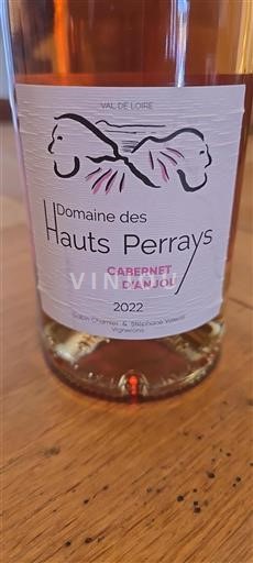 Vallée de la Loire Cabernet-d'anjou Domaine Des Hauts Perrays 2022