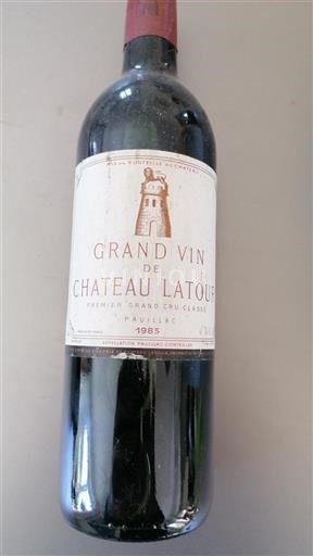 Bordeaux Pauillac Premier Grand Cru Château Latour 1983
