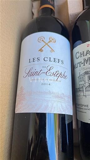 Bordeaux Saint-Estèphe Les Clefs 2014