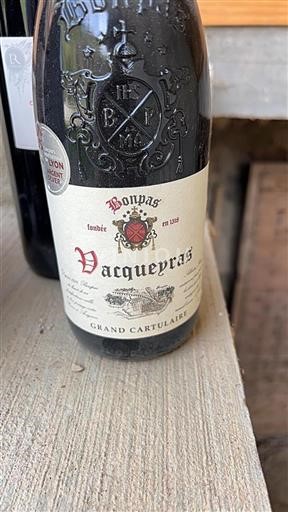 Valle del Rodano Vacqueyras Bonpas Grand Cartulaire 2019