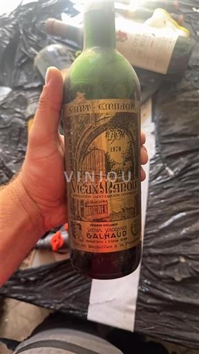 Bordeaux Saint-Émilion Vieux Manoir 1970