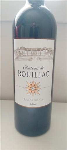 Bordeaux Pessac-Léognan Château Rouillac 2016