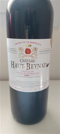 Bordeaux Côtes-de-Bordeaux Château Haut-Beynat 2021
