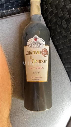 Bordeaux Haut-Médoc Château Coudot 2010