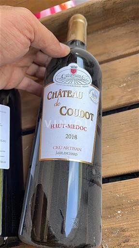 Bordeaux Haut-Médoc Château Coudot 2018