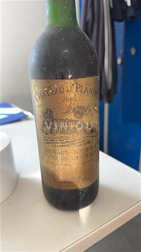 Bordeaux Bordeaux Supérieur Château Le Plantey 1990