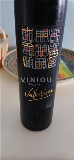 Vin Rouge sec Château Valloubière Non millésimé France Languedoc bio