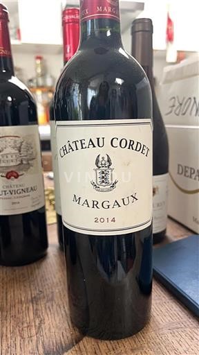 Bordeaux Margaux Château Cordet 2014