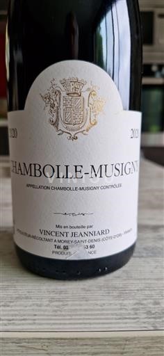 Burgundsko Chambolle-Musigny Vincent Jeanniard 2020
