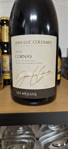 Vallée du Rhône Cornas Jean-Luc Colombo Les Méjeans 2016
