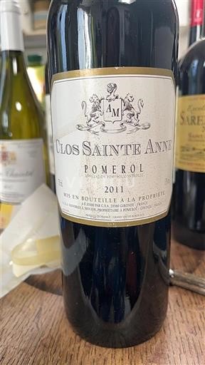 Bordeaux Pomerol Clos Sainte Anne 2011