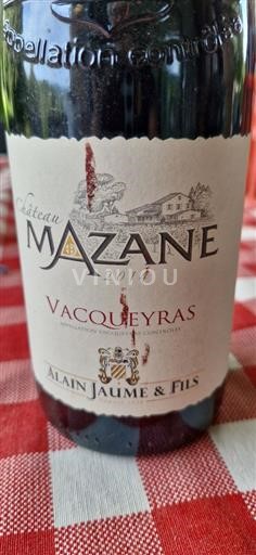 Valle del Rodano Vacqueyras Château Mazane 2014