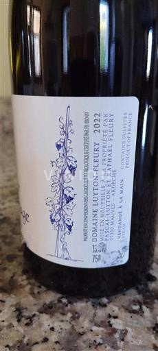 Rhônen laakso Määrittelemätön Domaine Luyton-Fleury 2022