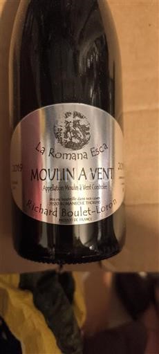 Beaujolais Moulin-à-vent Richard Boulet-Loron La Romana Esca 2019