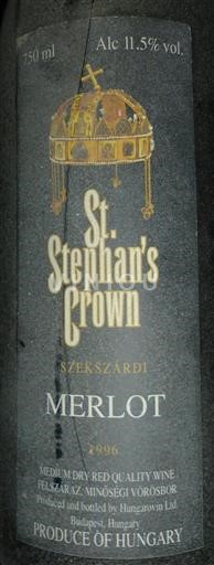 Badacsony Badacsonyi Kéknyelu St. Stephans Crown 1996