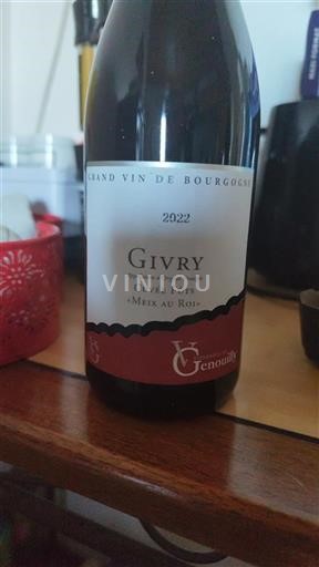 Burgundy Givry Vignerons de Genouilly Meix au Roi 2022