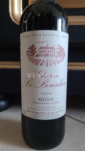 Bordeaux Médoc Château Le Bourdieu 2016