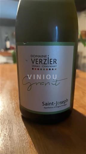 Rhônevallei Saint-Joseph Domaine Verzier Granit Niet-geïntegreerd