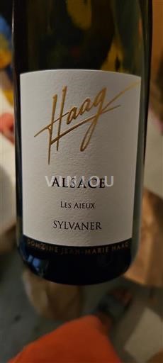 Alsace Sylvaner Domaine Jean-Marie Haag Les Aieux Non-Vintage