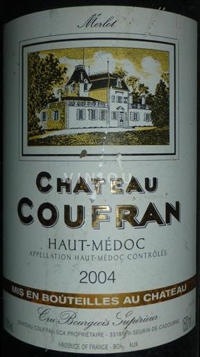 Bordeaux Haut-Médoc Château Coufran 2004