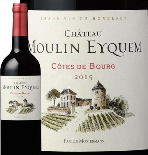 Bordeaux Côtes-de-bourg Château Moulin Eyquem 2015
