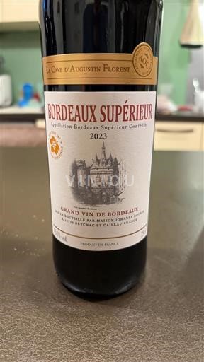 Bordeaux Bordeaux Supérieur La Cave d’Augustin Florent 2023