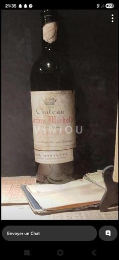Bordeaux Saint-Émilion Premier Cru Château Corbin Michotte 1943