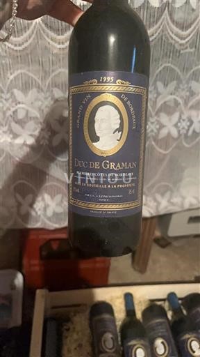 Bordeaux Premières Côtes de Bordeaux Duc de Graman 1995