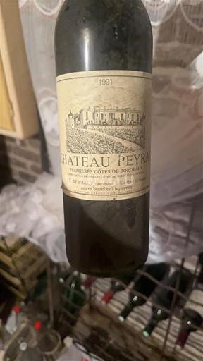 Bordeaux Premières-côtes-de-bordeaux Château Peyrat 1991