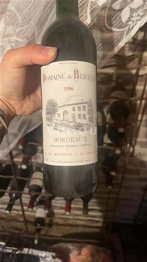 Bordeaux Domaine Berteau 1996