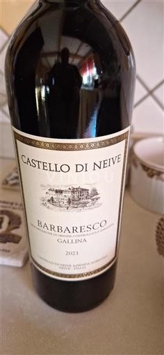 Piedmont Barbaresco Castello di Neive Gallina 2021