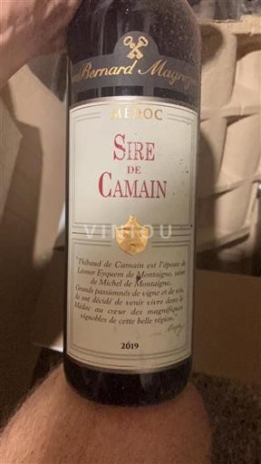 Bordeaux Médoc Bernard Magrez Sire de Caman 2019