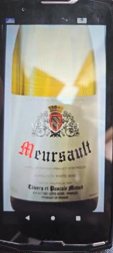 Bourgondië Meursault Thierry et Pascale Matrot 2022