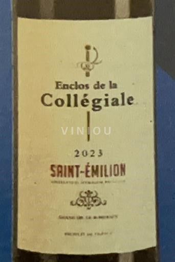 Bordeaux Saint-Émilion Enclos de la Collégiale 2023