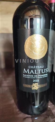 Bordeaux Lalande-de-Pomerol Château Maltus 2022
